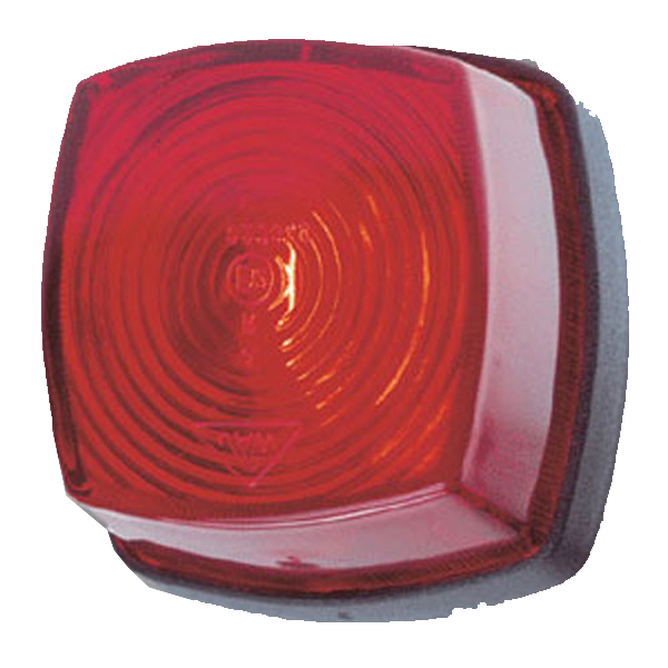 , Bakljus Röd 62x62mm