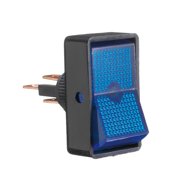 Robinson, Square On-off Switch Blue 16amp