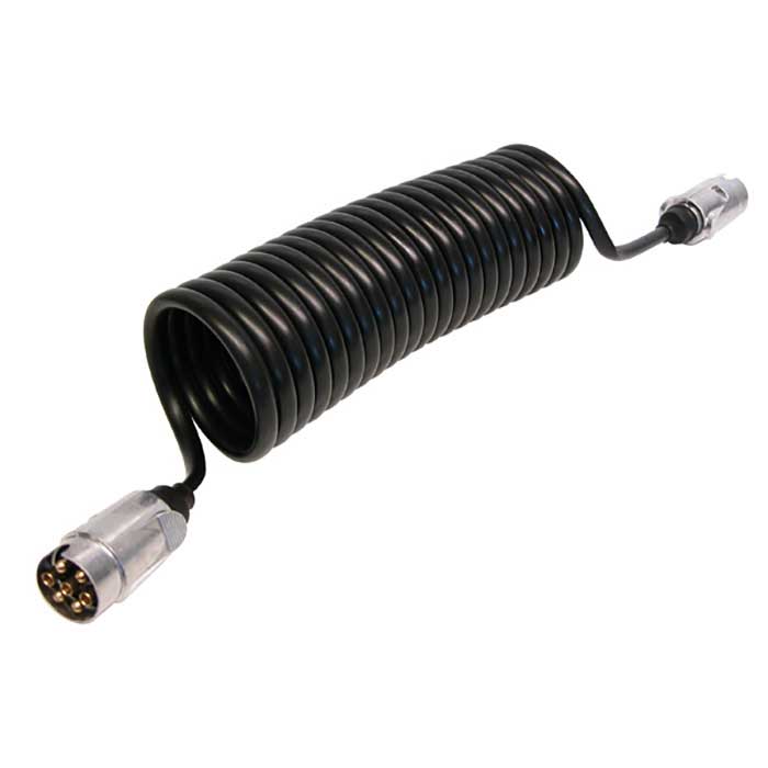 Carpoint, Spiral kabel 7-pol 1500mm Han/han