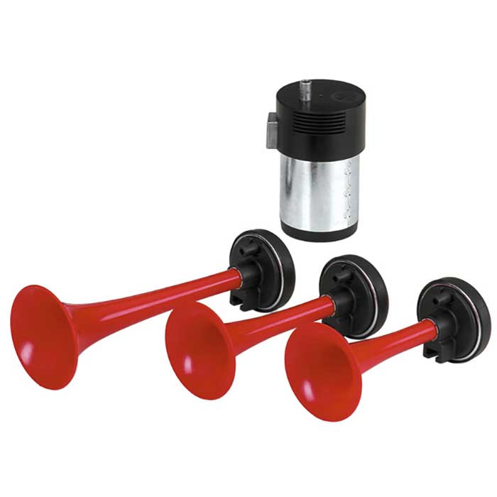 Carpoint, 12 Volt 3-toners Kompressorhorn 117db