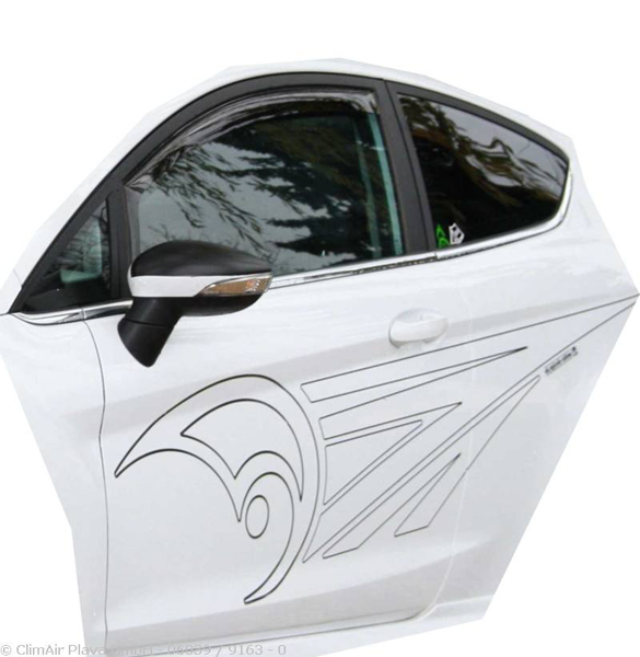 Climair, Tuulensuojat Ford Fiesta 3-ovinen 08-