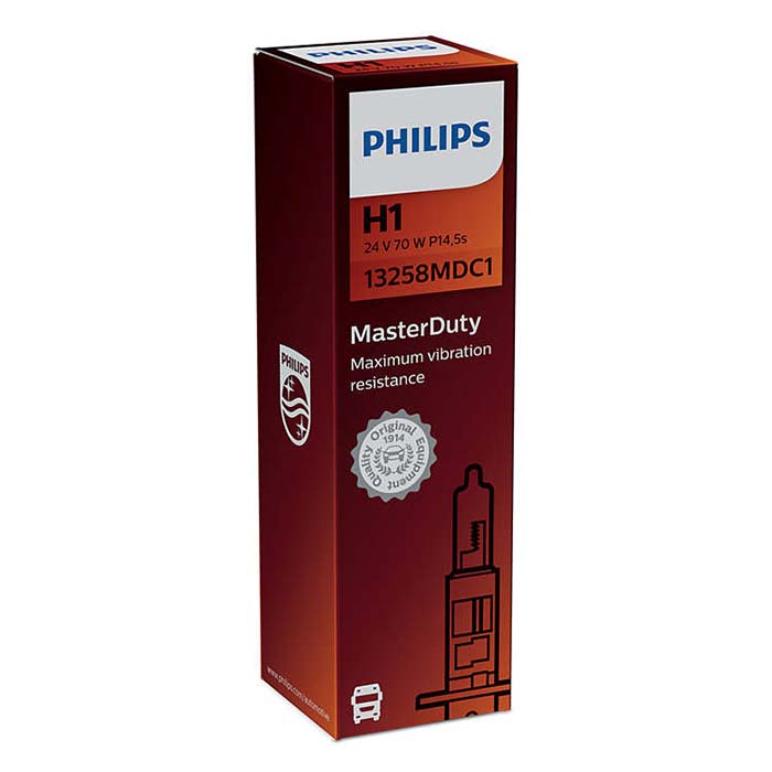 Philips, Masterduty H1 70W 24V - 1 Kpl.
