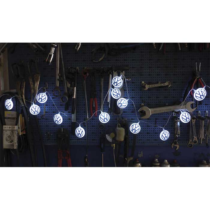 VW Collection, LED Ljuskedja VW Logotyp, 3 Meter