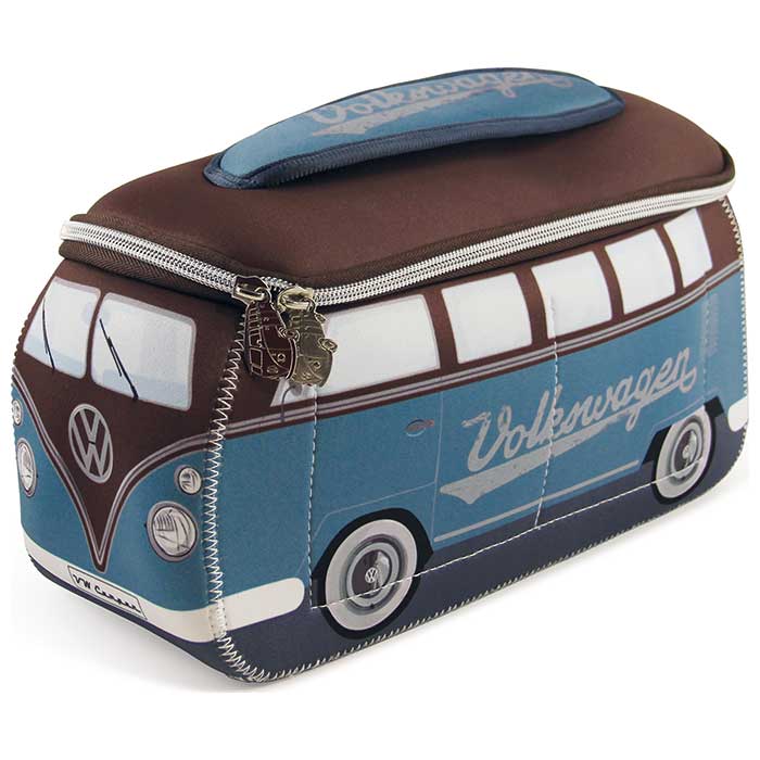 VW Collection, Necessär / Kosmetiktaske, Blå/brun