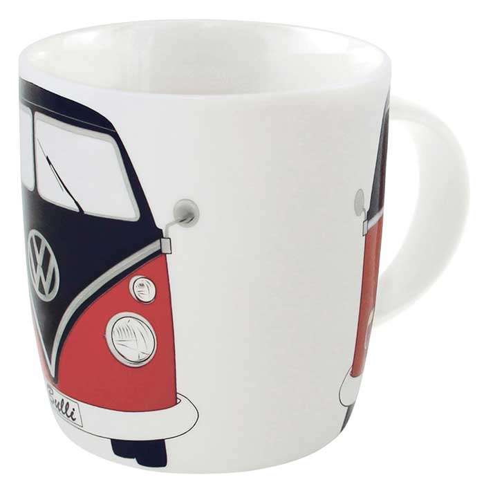 VW Collection, Mugg, VW T1 Buss "klassisk", Röd/svart