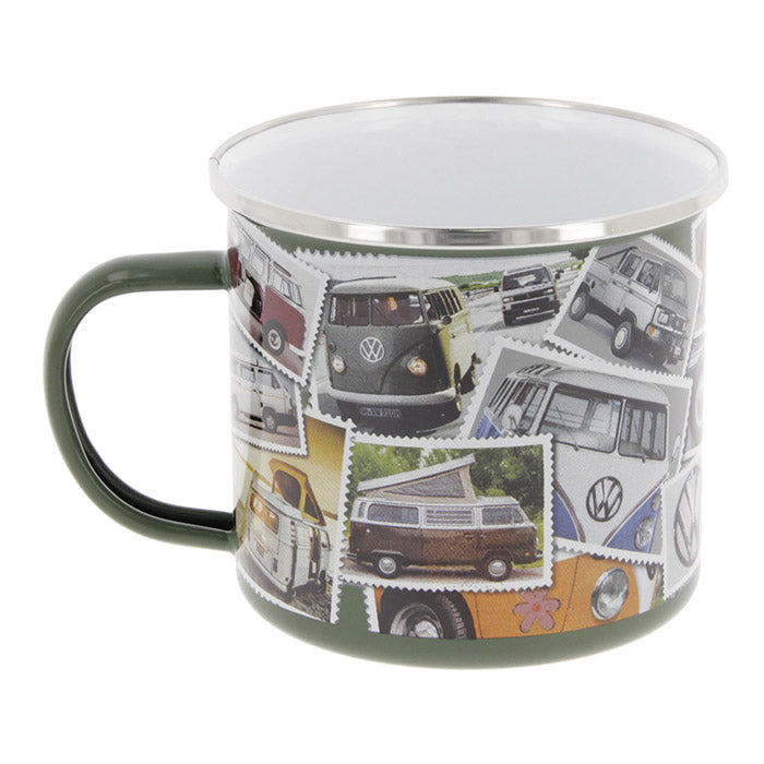 VW Collection, Emaljmugg, VW T1 Buss "stämplar" 500ml