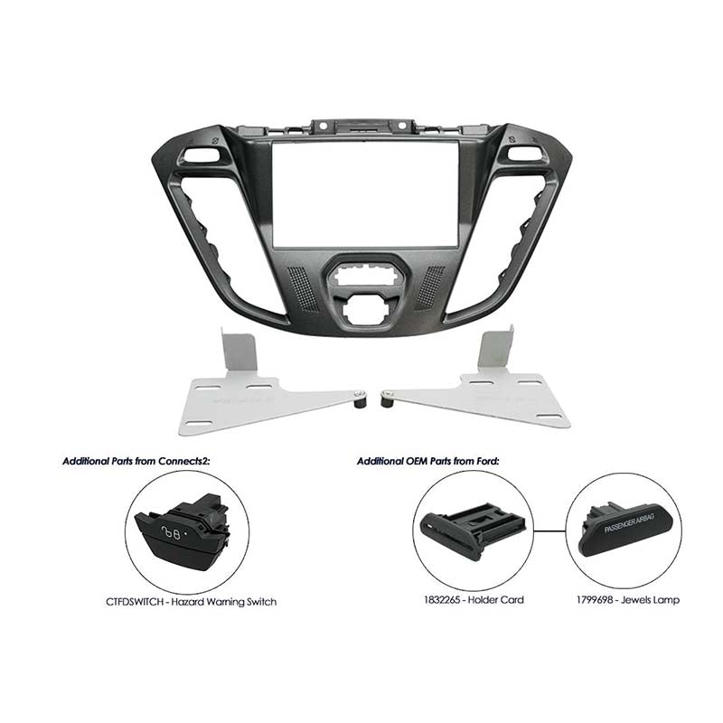 Connects2, CT23FD39 2-DIN Kit Transit Cus