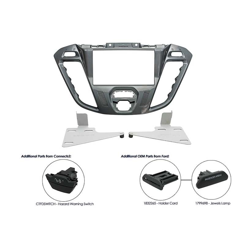 Connects2, CT23FD40 2-DIN Kit Transit Cus