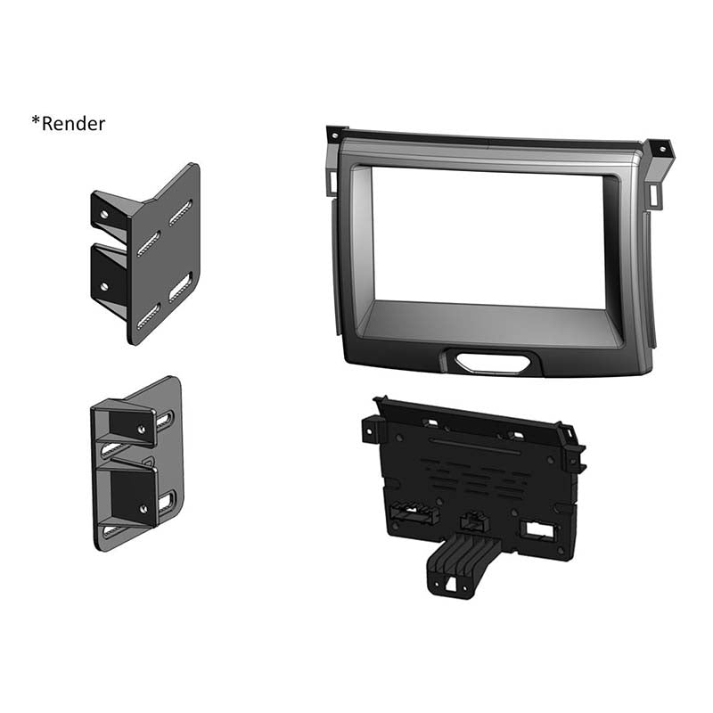 Connects2, CT23FD66 2-DIN Kit Ford Ranger