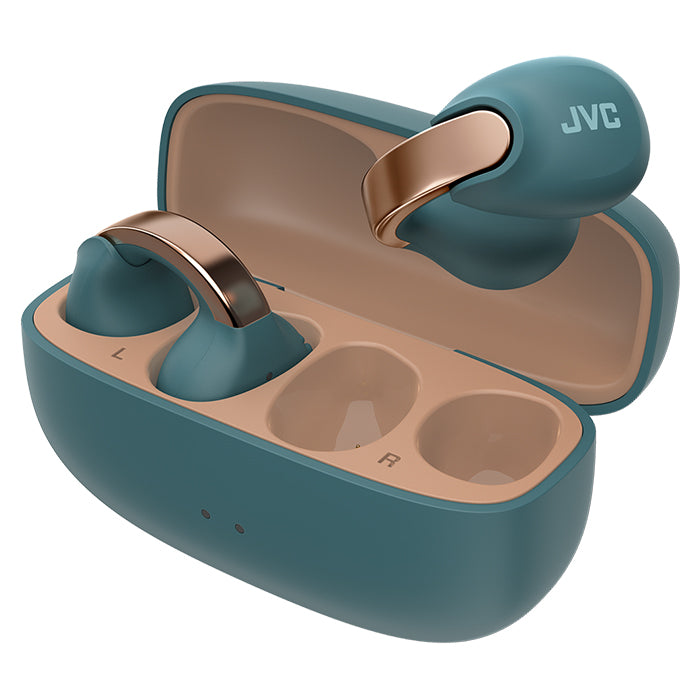 JVC, Nearphones Bagaksel-NP1T Öppen Öron Hörlurar Blå