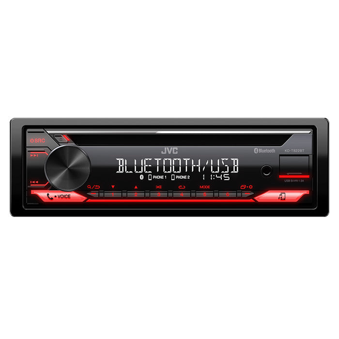 JVC, KD-T822BT Cd/rds Tuner M. Bluetooth