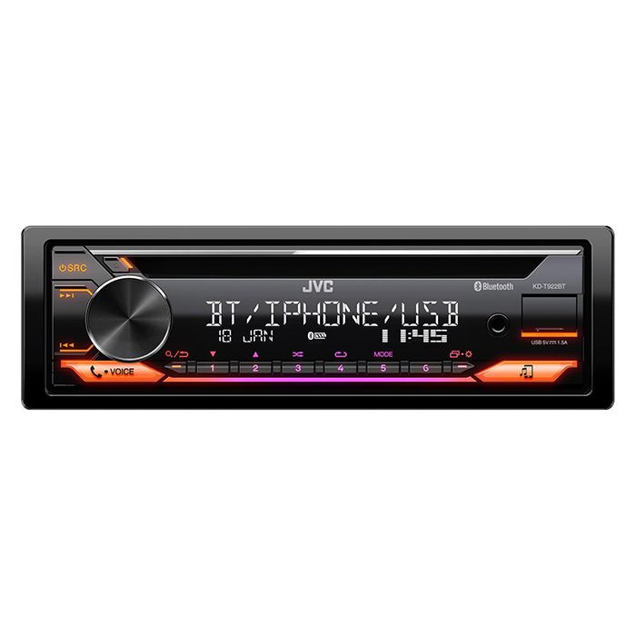 JVC, KD-T922BT Bilradio Med Cd/rds Tuner
