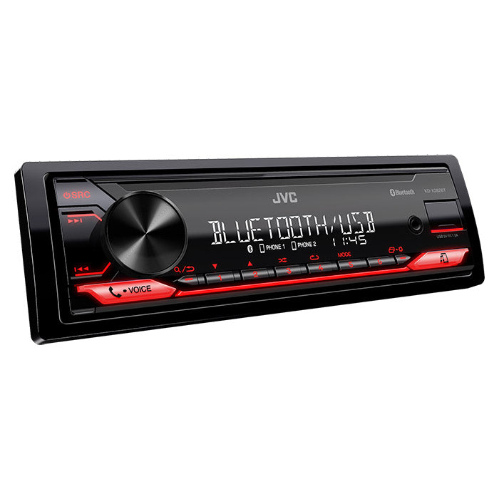JVC, KD-X282BT Rds Tuner Utan Enhet 100mm Djup