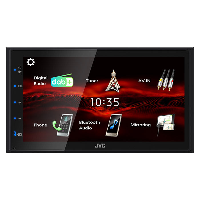 JVC, KW-M180DBT 2-DIN BT Bilradio Med DAB+