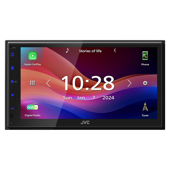 JVC, KW-M695DBW Appradio Apple Carplay och Android Auto