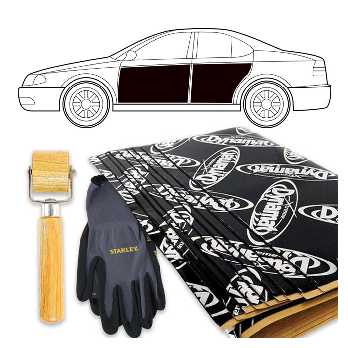 Dynamat, Ljuddämpning Xtreme Liten Hatchback - Dörrar