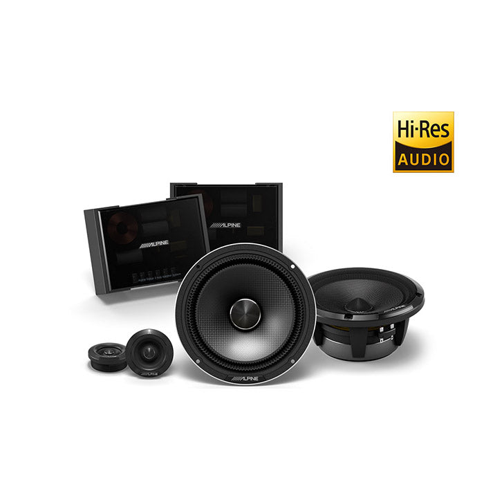 Alpine, Status HDZ-65CS 6,5" 2-vägs komponent högtalarsystem Slim