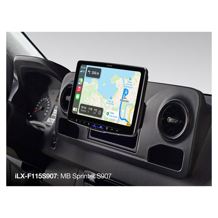 Alpine, ILX-F115S907 Bundle för Halo11 för Sprinter S907