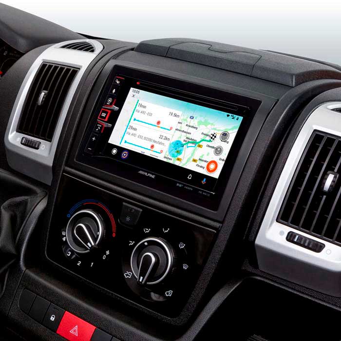 Alpine, INE-W611DC 2-DIN Multimedia Station M Lastkorts