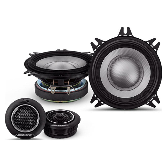 Alpine, S2-S40C 10cm Högtalare 2-vägs Komponentsats