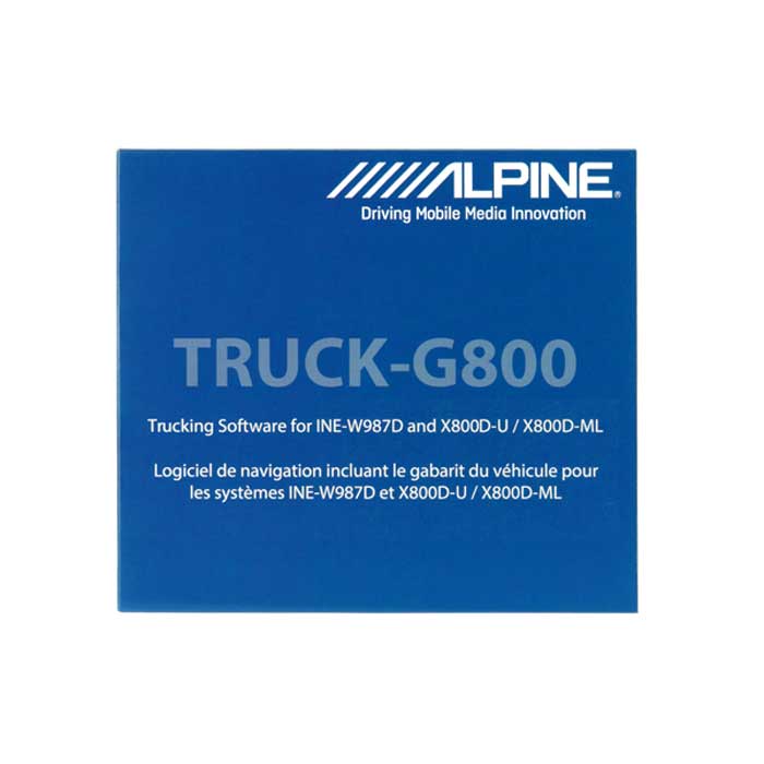 Alpine, Lastbil Karta Till INEW987D/X800