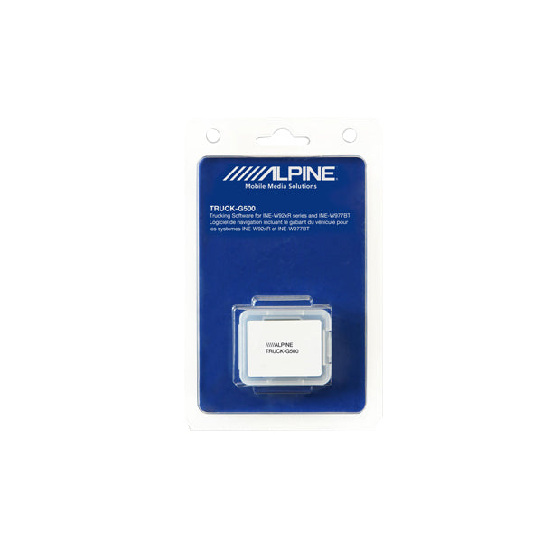 Alpine, TRUCK-G500C Truck Map 2018