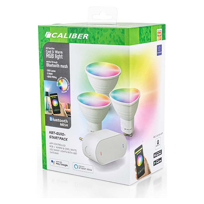 Caliber, GU10 Smart Home Startpaket Led-lampor