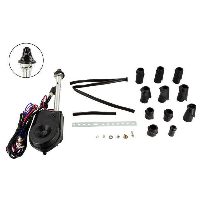 ACV, Universell Teleskop Motorantenn AM/FM Automatisk Svart