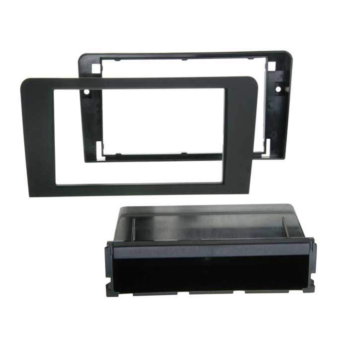 ACV, Radioram 2-DIN Audi A3 03-/07- Svart