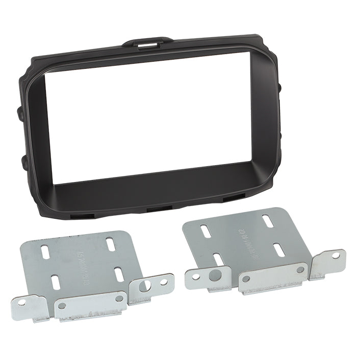 ACV, 2-DIN Radioblende Schwarz — Passend für Alfa Romeo Giulietta 2013-2021