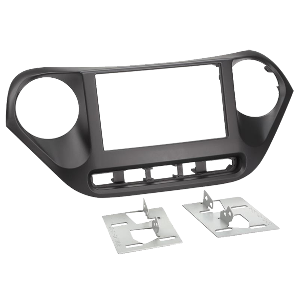 ACV, 2-DIN Radioram 12/2019 Svart — Passar till Hyundai i10 11/2013-