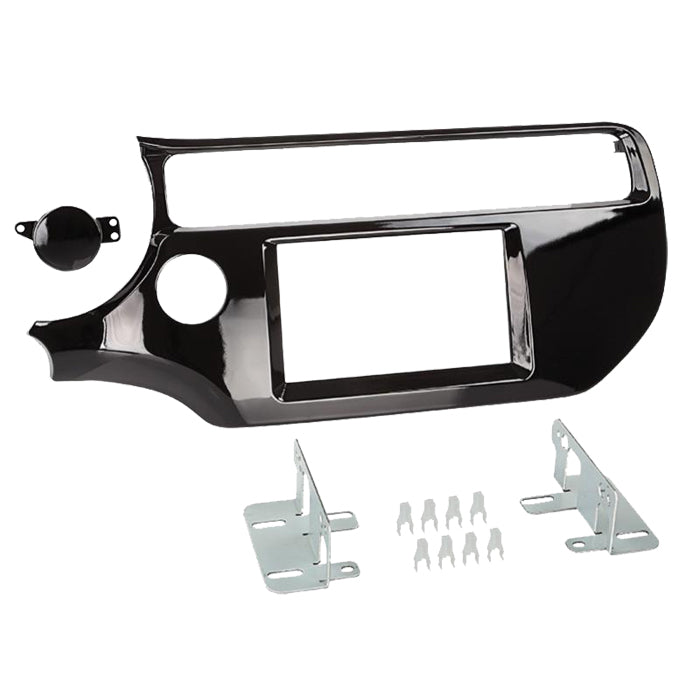 ACV, Zestaw 2-DIN Czarny — Pasuje do KIA Rio (ub) 03/ 2015-