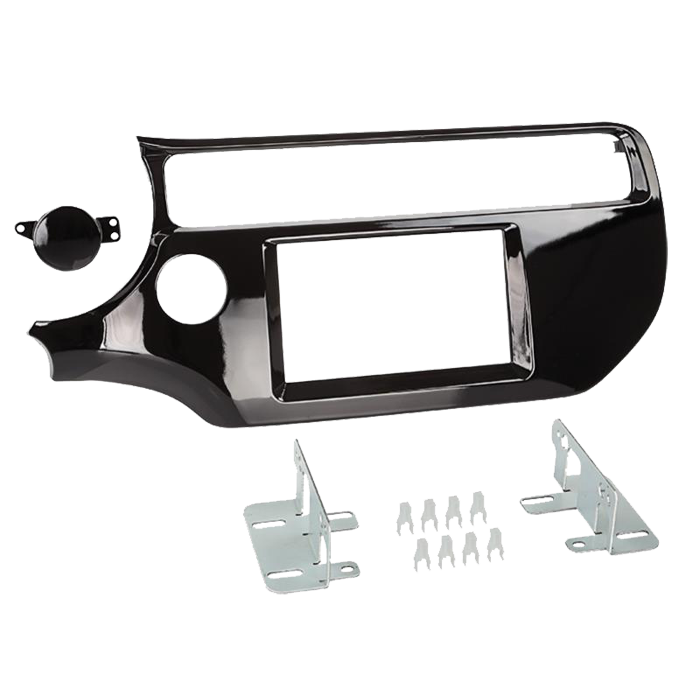 ACV, 2-DIN Kit Musta — Sopii KIA Rio (ub) 03/ 2015-