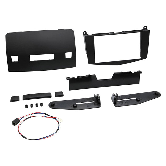 ACV, 2-DIN Kit Zwart — Geschikt voor Mercedes C-klasse 2007-2011