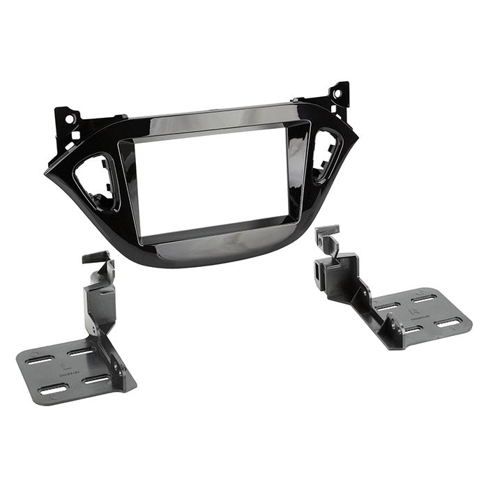 ACV, Kit 2-DIN Piano Negro — Compatible con Opel adam / Corsa e 2017- — Conjunto