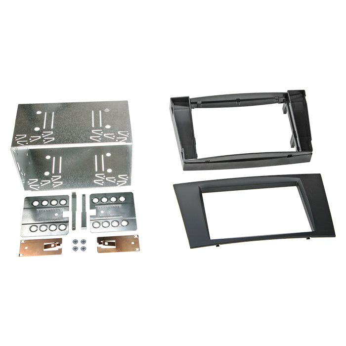 ACV, 2-DIN Radioram till Mercedes Cls/E-klass Gummi Touch