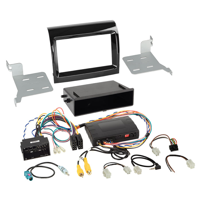 ACV, Komplett 2-DIN Kit M. Fack Citroën/Peugeot Infodapter