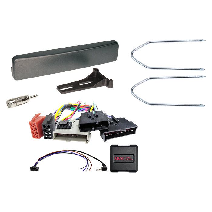 ACV, Komplett 1-DIN Kit Ford Antracit 8Pin/8Pin/17Pin