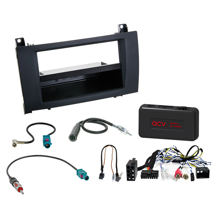 ACV, Komplett 2-DIN Kit 1 /amp — Passar till Mercedes SLK 2004-2001