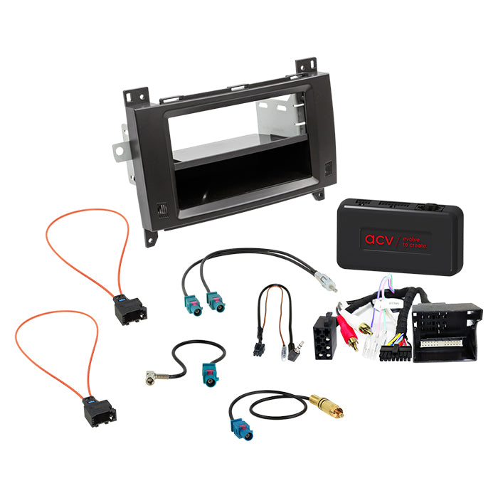 ACV, Komplett 2-DIN Kit M. Utrymme Mercedes Vito/Viano 42x/Amp