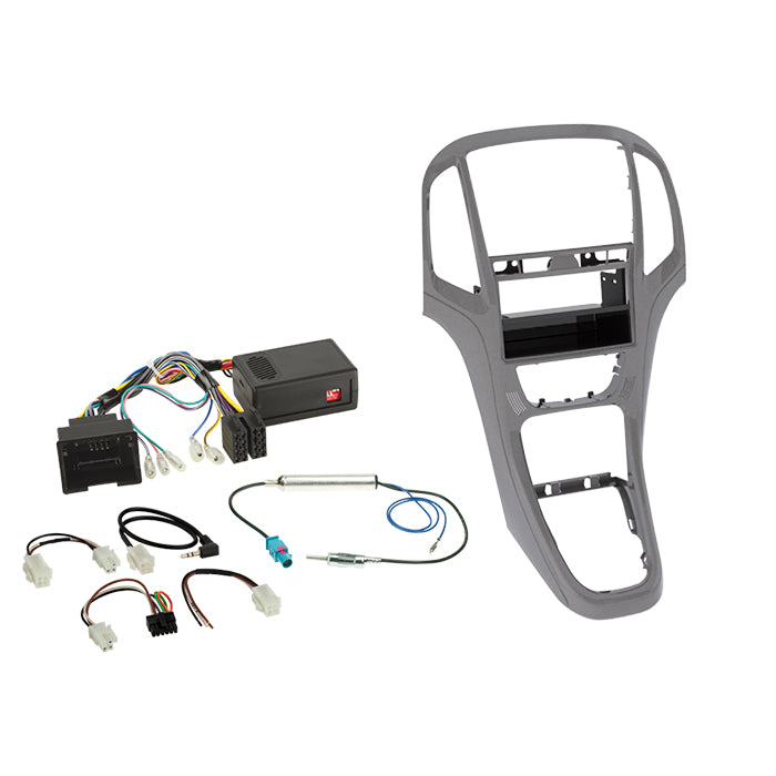ACV, Komplett 2-DIN Kit M. Rum Grå — Passar till Opel Astra J 2009-2018