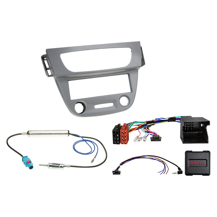 ACV, Komplett 1-DIN Kit Renault Megane(b/bz)/fluence(z) Grå