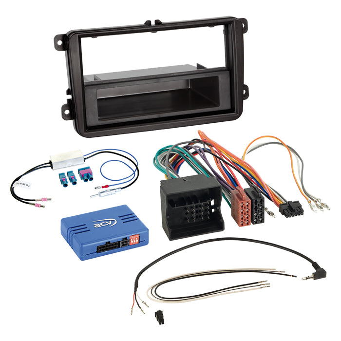 ACV, Komplett 2-ISO Kit M. Utrymme för Seat/skoda/vw Din