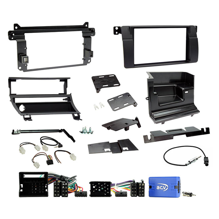 ACV, 2-DIN Kit Swc/antenni — Sopii BMW E46 1998-2007