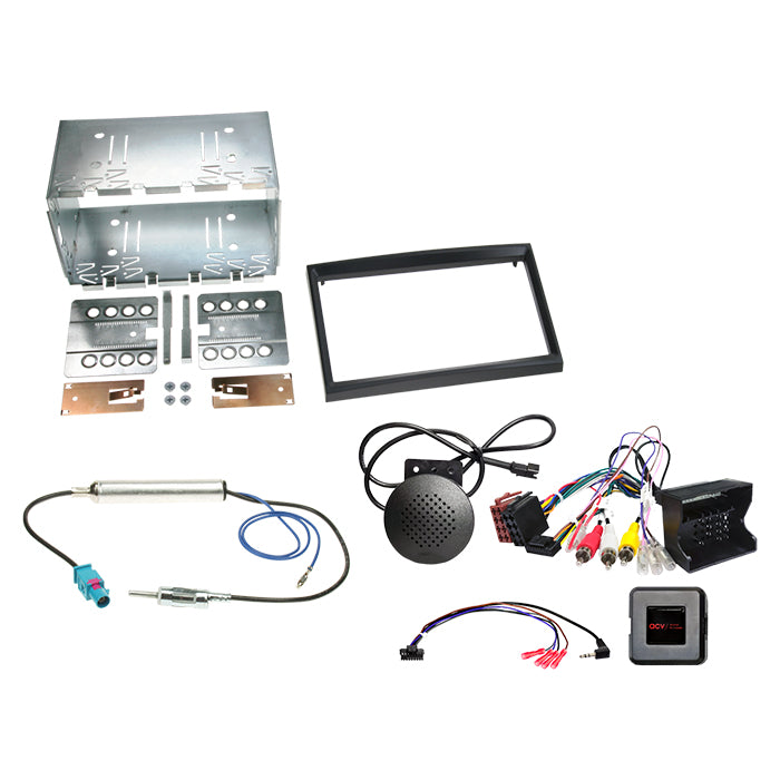 ACV, Komplett 2-DIN Kit Citroën/Fiat/Peugeot RD4 HU /PDC