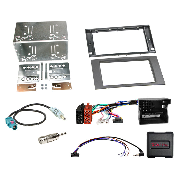 ACV, Komplett 2-DIN Kit Ford Antracit /CAN Bus