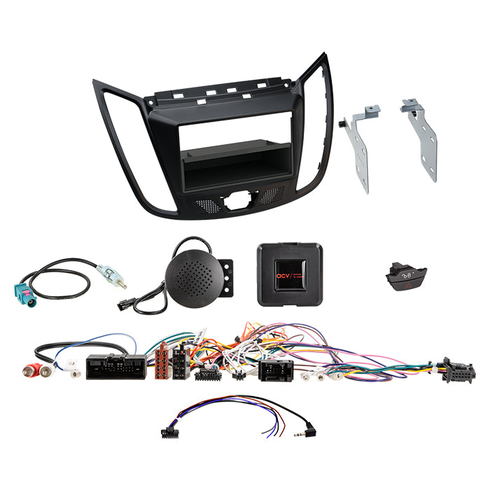 ACV, 2-DIN Kit taskulla Ford C-MAX(DXA)/Kuga(DM2) Ohjauspyörän ohjaus