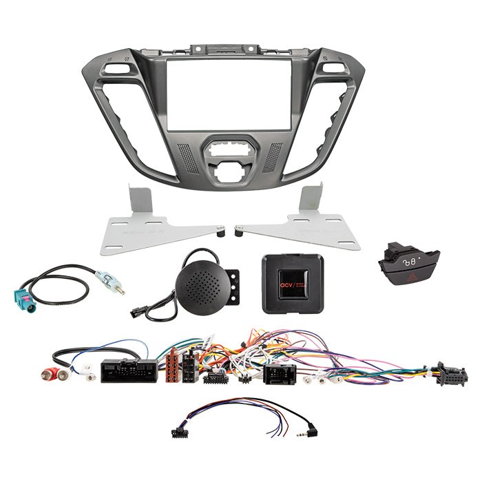ACV, 2-DIN Kit Phoenix Hopea Ohjauspyörän Ohjaus — Sopii Ford Custom 2012-2016