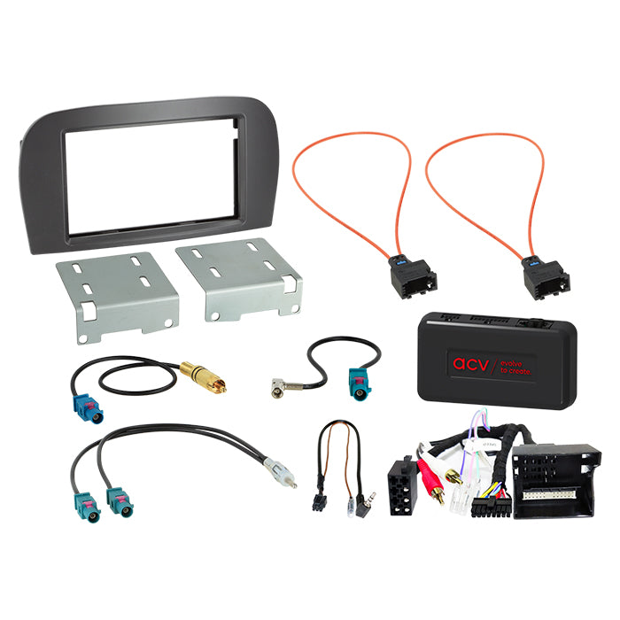 ACV, Komplett 2-DIN Kit — Passar till Mercedes SL-Class(R230) 2008-2011