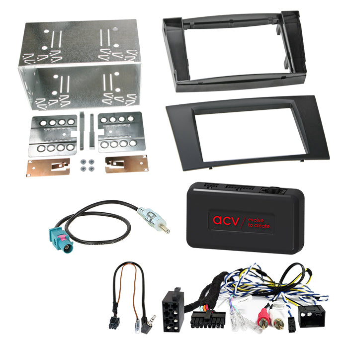 ACV, Komplett 2-DIN Kit Mercedes CLS(C219)/E-Klass(W211)
